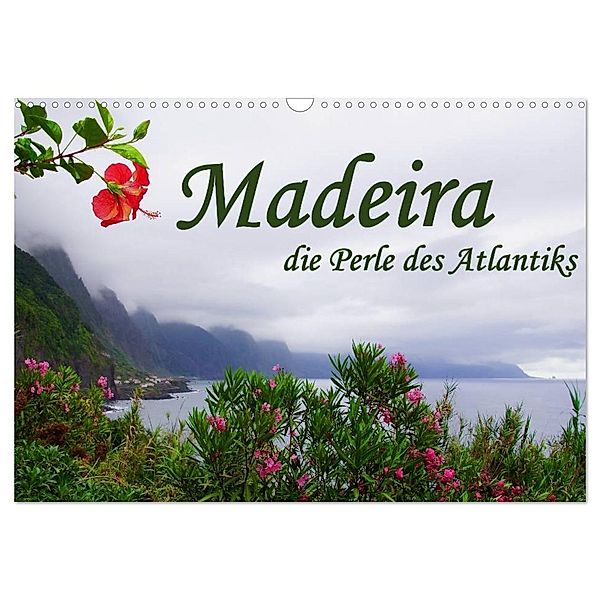 Madeira die Perle des Atlantiks (Wandkalender 2024 DIN A3 quer), CALVENDO Monatskalender, M.Polok