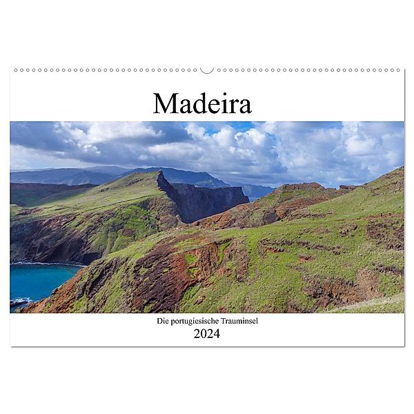 Madeira - Die portugiesische Trauminsel (Wandkalender 2024 DIN A2 quer), CALVENDO Monatskalender, pixs:sell