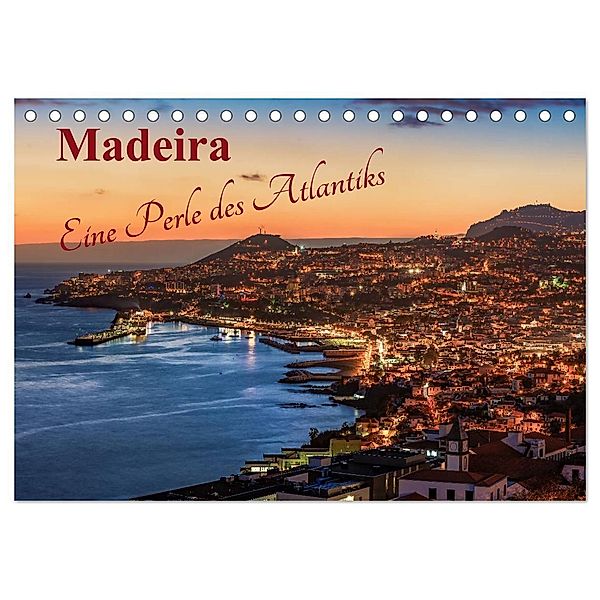 Madeira - Eine Perle des Atlantiks (Tischkalender 2024 DIN A5 quer), CALVENDO Monatskalender, Jean Claude Castor I 030mm-photography