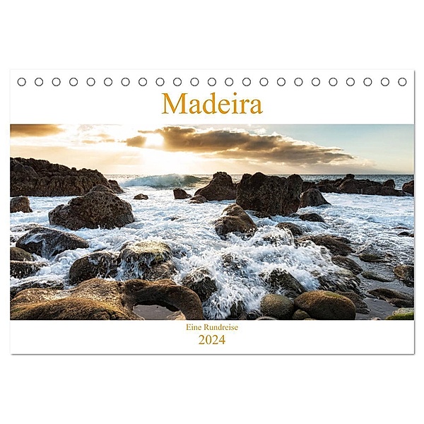 Madeira - eine Rundreise (Tischkalender 2024 DIN A5 quer), CALVENDO Monatskalender, Nordbilder