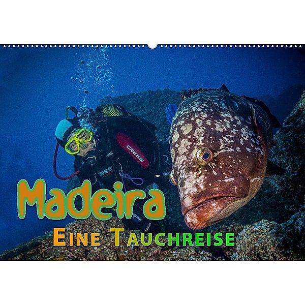 Madeira, eine Tauchreise (Wandkalender 2023 DIN A2 quer), Dieter Gödecke