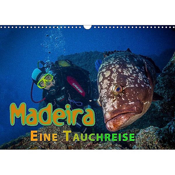 Madeira, eine Tauchreise (Wandkalender 2023 DIN A3 quer), Dieter Gödecke