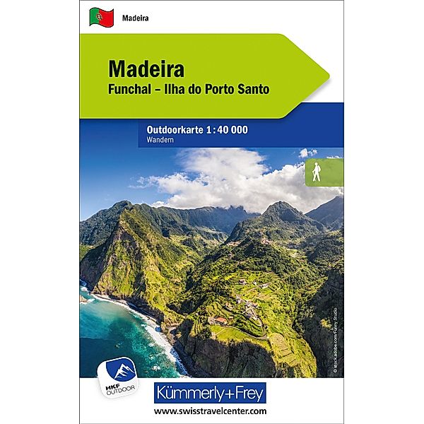 Madeira, Funchal, Outdoorkarte 1:40'000