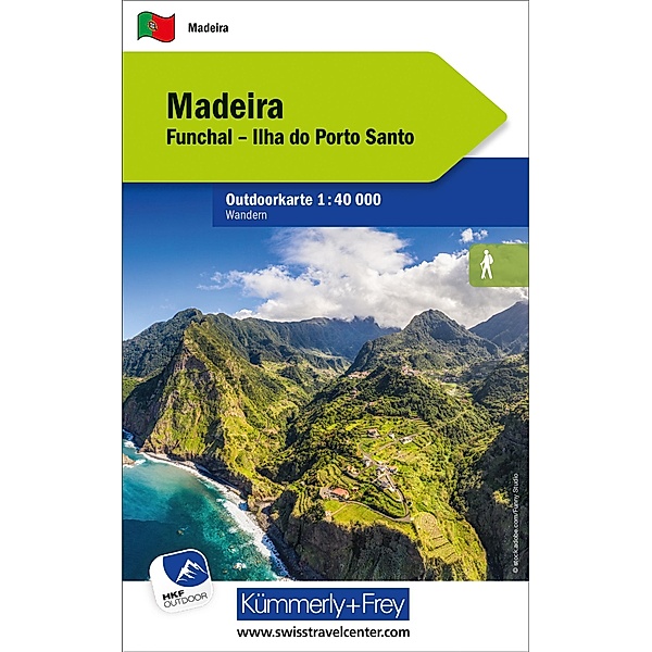 Madeira, Funchal, Outdoorkarte 1:40'000