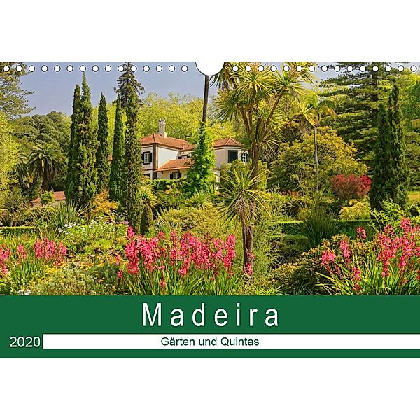 Madeira - Gärten und Quintas (Wandkalender 2020 DIN A4 quer), Klaus Lielischkies