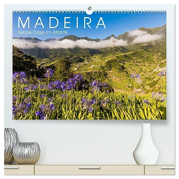 MADEIRA Grüne Oase im Atlantik (hochwertiger Premium Wandkalender 2024 DIN A2 quer), Kunstdruck in Hochglanz, Werner Dieterich