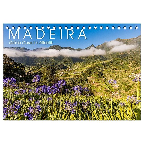 MADEIRA Grüne Oase im Atlantik (Tischkalender 2025 DIN A5 quer), CALVENDO Monatskalender, Calvendo, Werner Dieterich