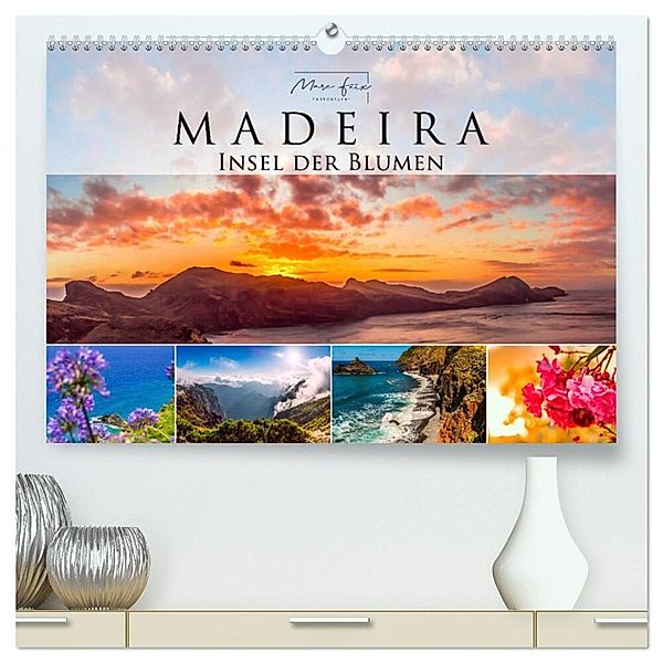 Madeira - Insel der Blumen 2024 (hochwertiger Premium Wandkalender 2024 DIN A2 quer), Kunstdruck in Hochglanz, Marc Feix Photography