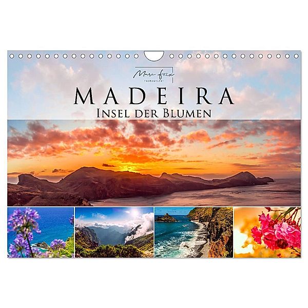 Madeira - Insel der Blumen 2024 (Wandkalender 2024 DIN A4 quer), CALVENDO Monatskalender, Marc Feix Photography