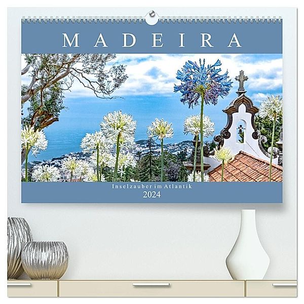 Madeira - Inselzauber im Atlantik (hochwertiger Premium Wandkalender 2024 DIN A2 quer), Kunstdruck in Hochglanz, Dieter Meyer