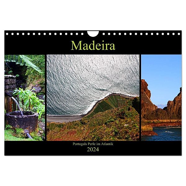 Madeira - Portugals Perle im Atlantik (Wandkalender 2024 DIN A4 quer), CALVENDO Monatskalender, Helene Seidl