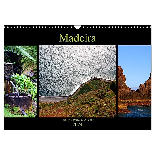 Madeira - Portugals Perle im Atlantik (Wandkalender 2024 DIN A3 quer), CALVENDO Monatskalender, Helene Seidl