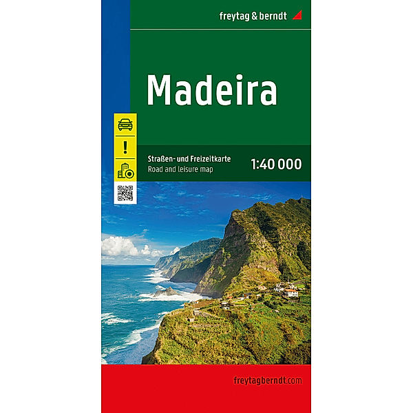 Madeira, Strassen- und Freizeitkarte 1:40.000, freytag & berndt