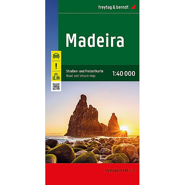 Madeira, Strassen- und Freizeitkarte 1:40.000, freytag & berndt