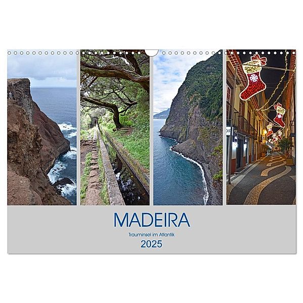 MADEIRA, Trauminsel im Atlantik (Wandkalender 2025 DIN A3 quer), CALVENDO Monatskalender, Calvendo, Ulrich Senff