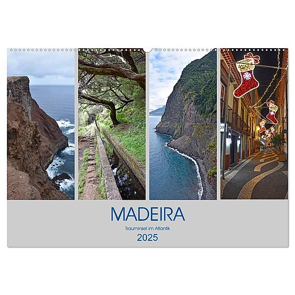 MADEIRA, Trauminsel im Atlantik (Wandkalender 2025 DIN A2 quer), CALVENDO Monatskalender, Calvendo, Ulrich Senff