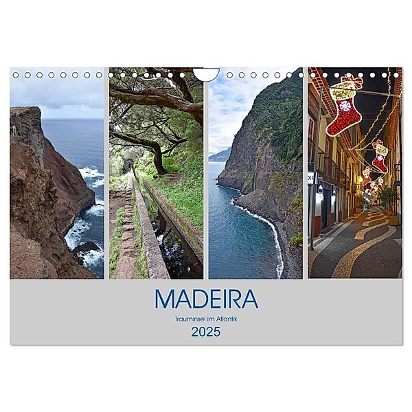 MADEIRA, Trauminsel im Atlantik (Wandkalender 2025 DIN A4 quer), CALVENDO Monatskalender, Calvendo, Ulrich Senff