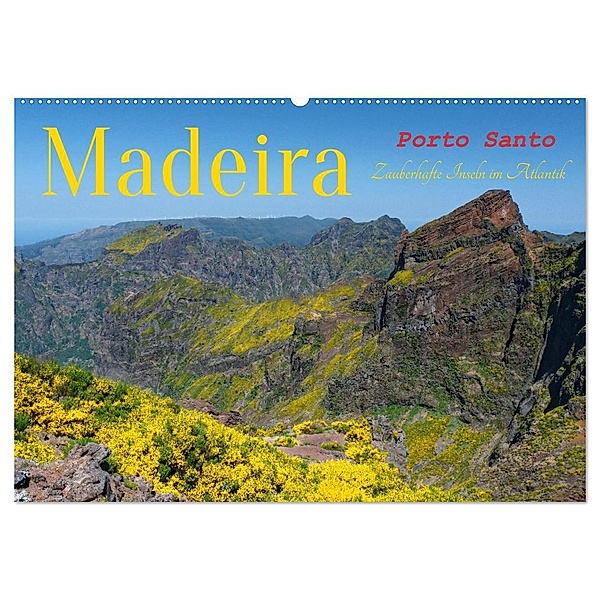 Madeira und Porto Santo (Wandkalender 2024 DIN A2 quer), CALVENDO Monatskalender, Klaus Lielischkies