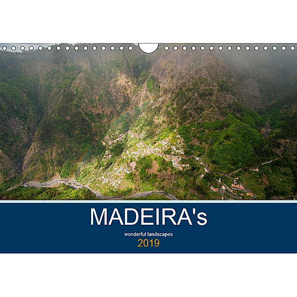 MADEIRA's wonderful landscapes (Wall Calendar 2019 DIN A4 Landscape), Julian Schnippering