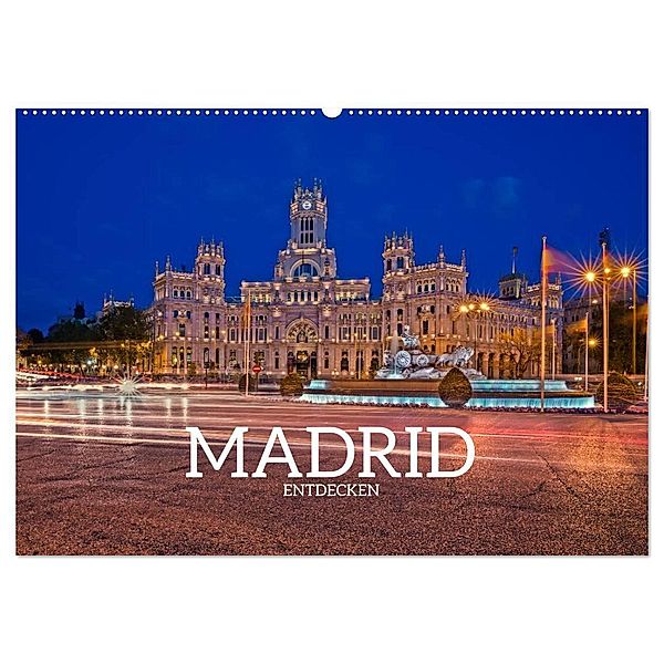 Madrid entdecken (Wandkalender 2024 DIN A2 quer), CALVENDO Monatskalender, Stefan Becker