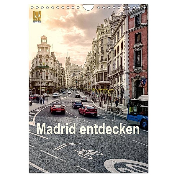 Madrid entdecken (Wandkalender 2024 DIN A4 hoch), CALVENDO Monatskalender, Stefan Becker