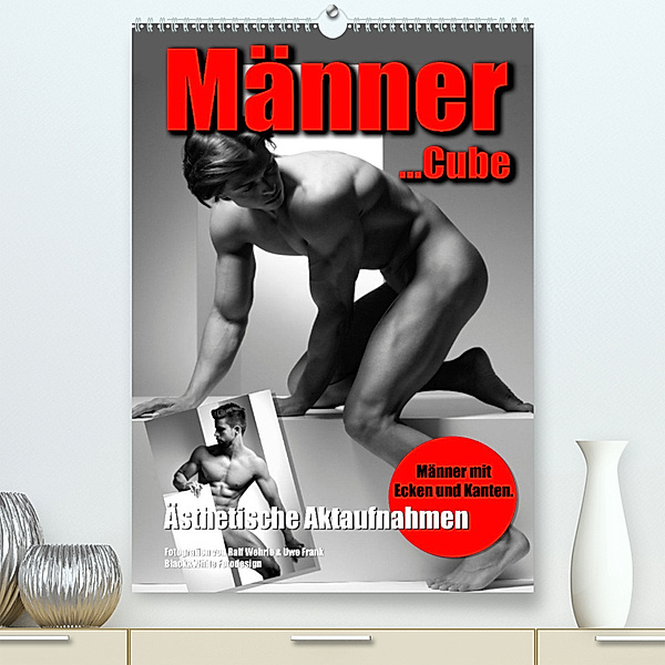 Männer... Cube (hochwertiger Premium Wandkalender 2024 DIN A2 hoch), Kunstdruck in Hochglanz, Ralf Wehrle & Uwe Frank (Black&White Fotodesign)