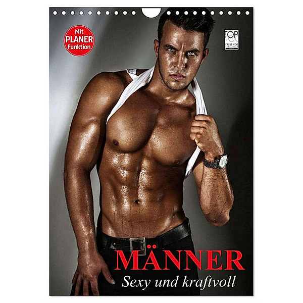 Männer - Sexy und kraftvoll (Wandkalender 2024 DIN A4 hoch), CALVENDO Monatskalender, Elisabeth Stanzer