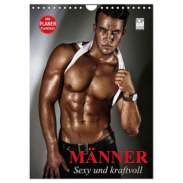 Männer - Sexy und kraftvoll (Wandkalender 2025 DIN A4 hoch), CALVENDO Monatskalender, Calvendo, Elisabeth Stanzer