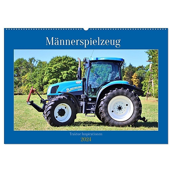 Männerspielzeug Traktor Inspirationen (Wandkalender 2024 DIN A2 quer), CALVENDO Monatskalender, Günther Geiger