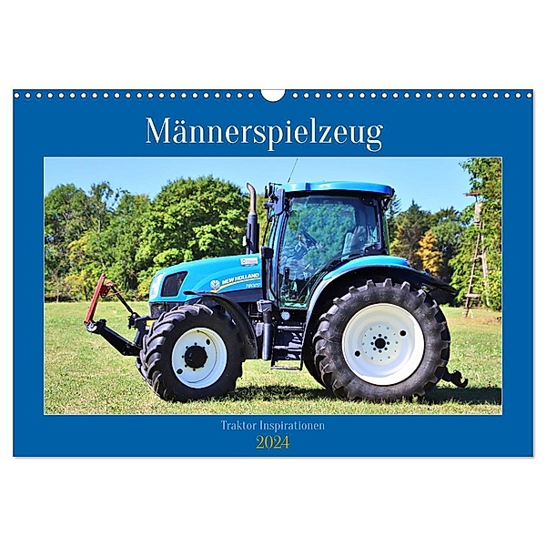 Männerspielzeug Traktor Inspirationen (Wandkalender 2024 DIN A3 quer), CALVENDO Monatskalender, Günther Geiger