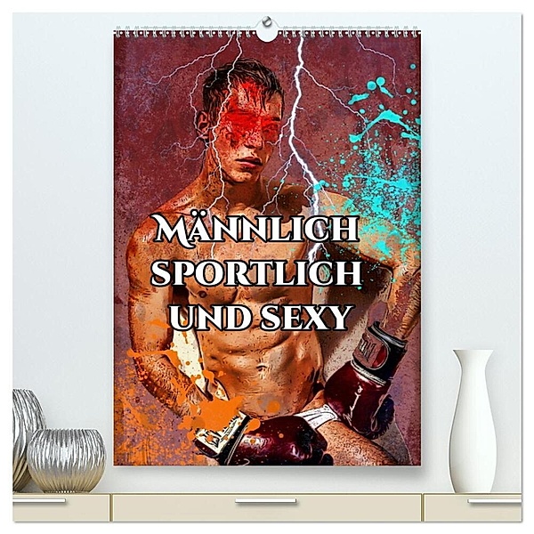Männlich sportlich und sexy von Nico Bielow (hochwertiger Premium Wandkalender 2024 DIN A2 hoch), Kunstdruck in Hochglanz, Nico Bielow