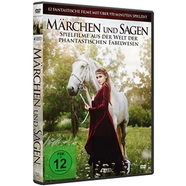 Märchen und Sagen-12 Filme Box-Edition (4 DVDs), David Warner, Jenny Allford, Jane March