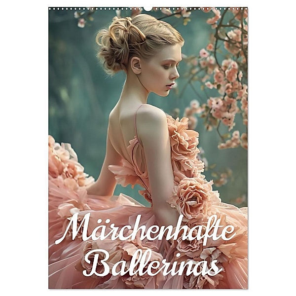 Märchenhafte Ballerina (Wandkalender 2025 DIN A2 hoch), CALVENDO Monatskalender, Calvendo, Ally Bee