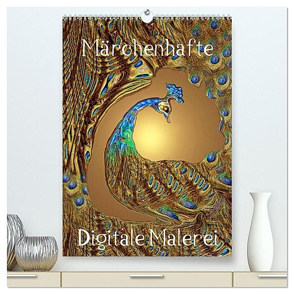Märchenhafte Digitale Malerei (hochwertiger Premium Wandkalender 2024 DIN A2 hoch), Kunstdruck in Hochglanz, Dagmar Laimgruber