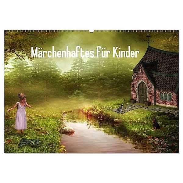 Märchenhaftes für Kinder (Wandkalender 2024 DIN A2 quer), CALVENDO Monatskalender, Susann Pählike