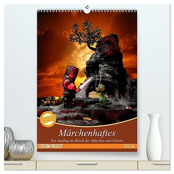 Märchenhaftes (hochwertiger Premium Wandkalender 2024 DIN A2 hoch), Kunstdruck in Hochglanz, Norbert Buch