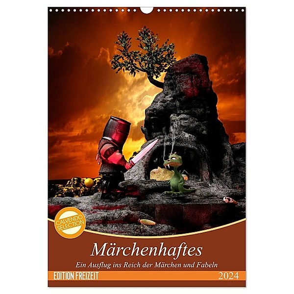 Märchenhaftes (Wandkalender 2024 DIN A3 hoch), CALVENDO Monatskalender, Norbert Buch