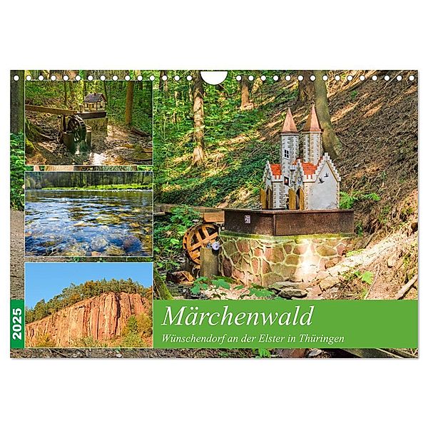 Märchenwald Wünschendorf an der Elster in Thürigen (Wandkalender 2025 DIN A4 quer), CALVENDO Monatskalender, Calvendo, Kerstin Waurick