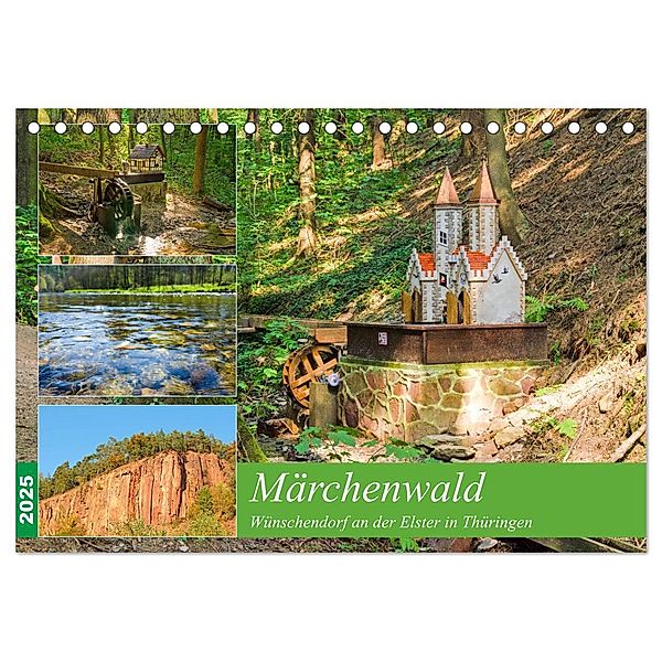 Märchenwald Wünschendorf an der Elster in Thürigen (Tischkalender 2025 DIN A5 quer), CALVENDO Monatskalender, Calvendo, Kerstin Waurick