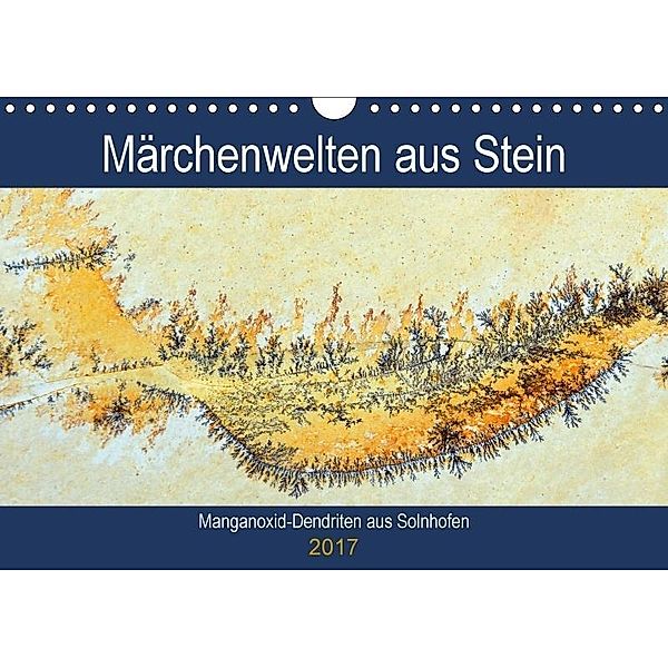 Märchenwelten aus Stein - Manganoxid-Dendriten aus Solnhofen (Wandkalender 2017 DIN A4 quer), Anja Frost