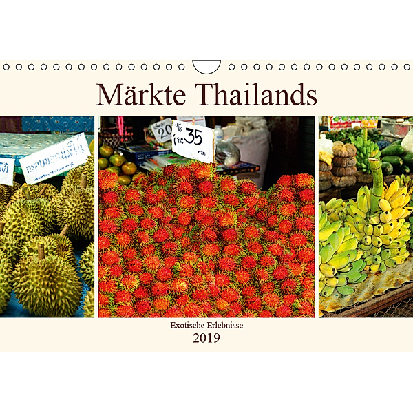 Märkte Thailands (Wandkalender 2019 DIN A4 quer), Sylvia Seibl
