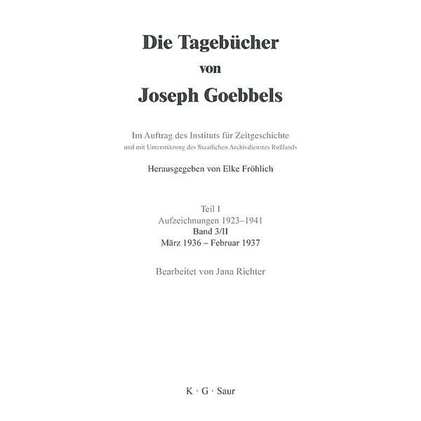 März 1936 - Februar 1937, Joseph Goebbels