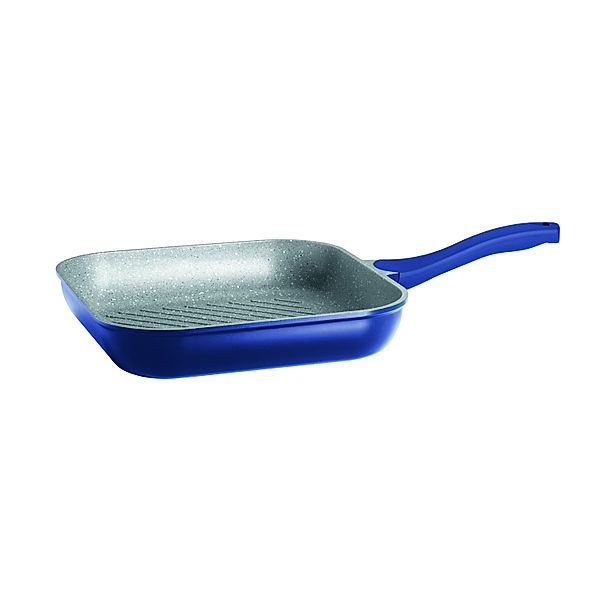 Mäser Grillpfanne 28 x 28 cm, Aluguss TELESTO III (Farbe: Blau)