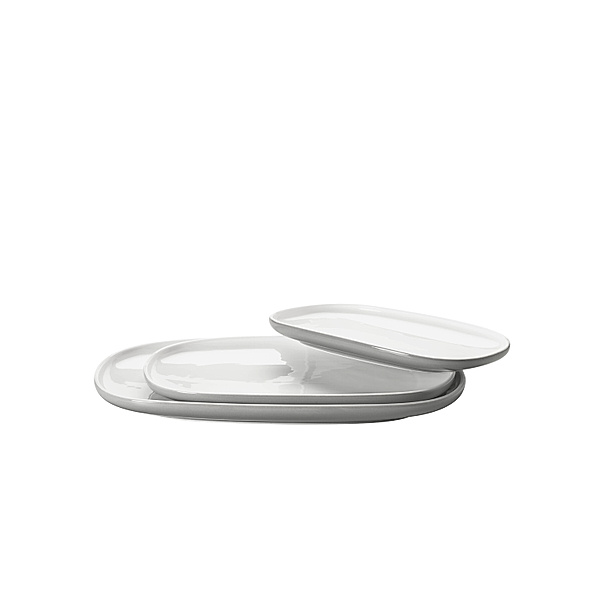 Mäser Plattenset, Keramik Isora (Farbe: Grau)