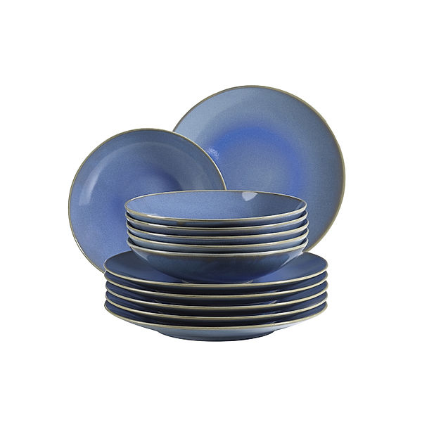 Mäser Tafelservice, Keramik OSSIA (Farbe: Hellblau)