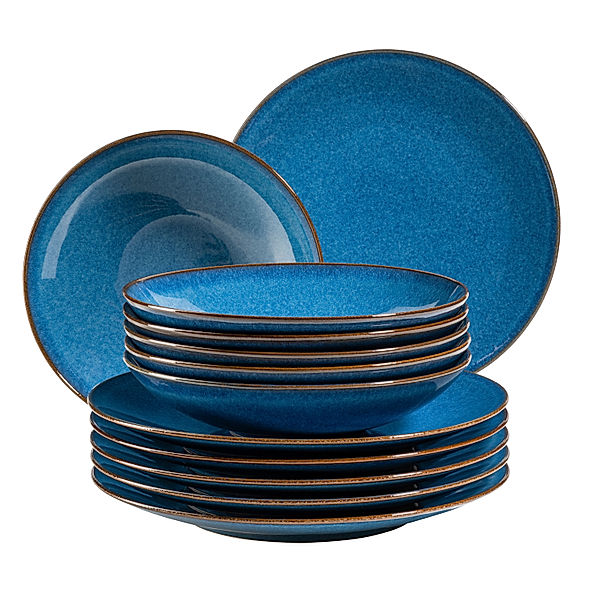 Mäser Tafelservice, Keramik OSSIA (Farbe: Königsblau)