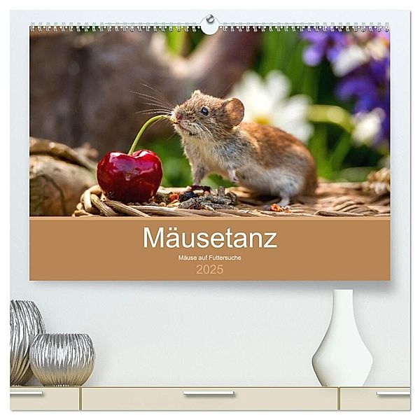 Mäusetanz (hochwertiger Premium Wandkalender 2025 DIN A2 quer), Kunstdruck in Hochglanz, Calvendo, Linda Geisdorf Photography