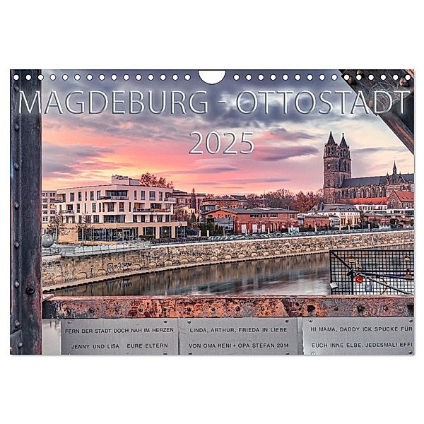 Magdeburg - Ottostadt (Wandkalender 2025 DIN A4 quer), CALVENDO Monatskalender, Calvendo, Andrea Schwingel
