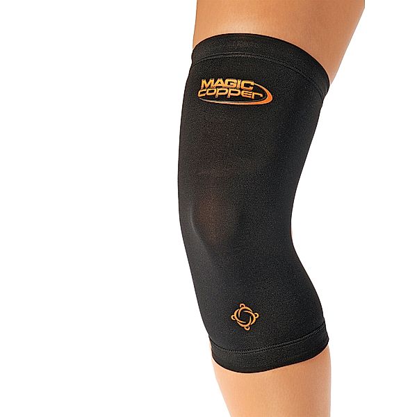 Magic Copper Knie-Bandage schwarz, Gr. S