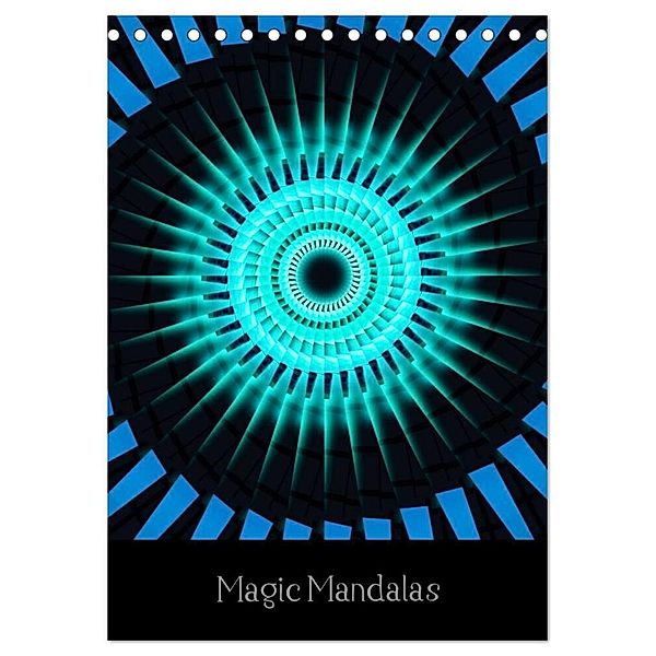 Magic Mandalas (Tischkalender 2024 DIN A5 hoch), CALVENDO Monatskalender, Nadja Heuer